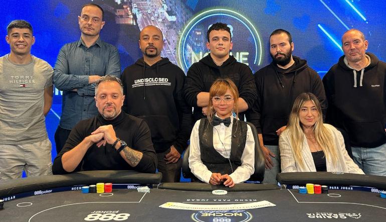 Carmen Sandwich en el Episodio 7 de Noche de Poker 9